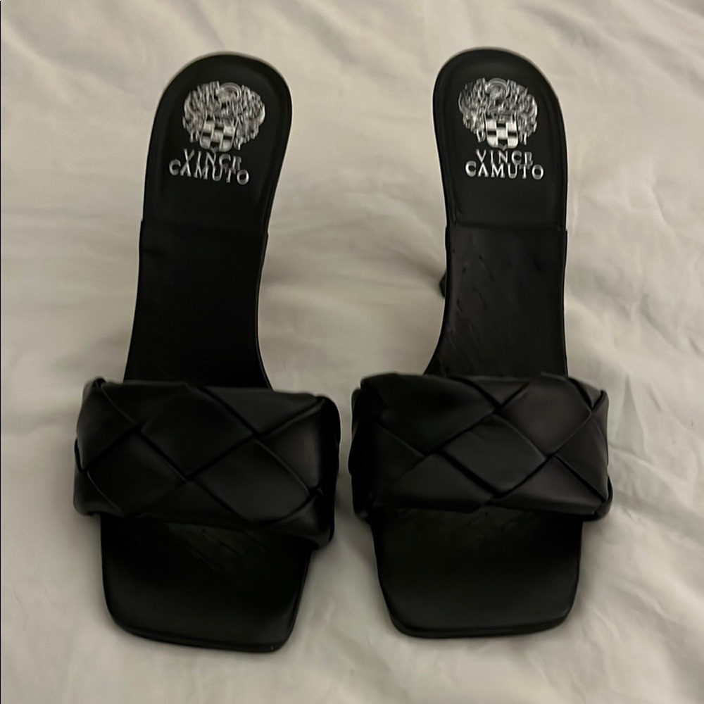 Vince Camuto Black Mule